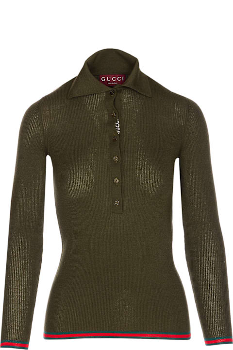Homeware Gucci Web Detail Polo
