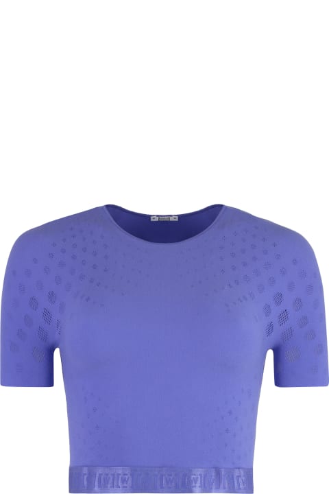 Homeware Wolford Dots Illusion Net Crop Top