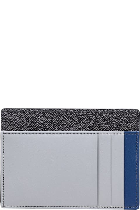 Dolce & Gabbana Wallets for Men Dolce & Gabbana Dauphine Card Holder Color Black/blue
