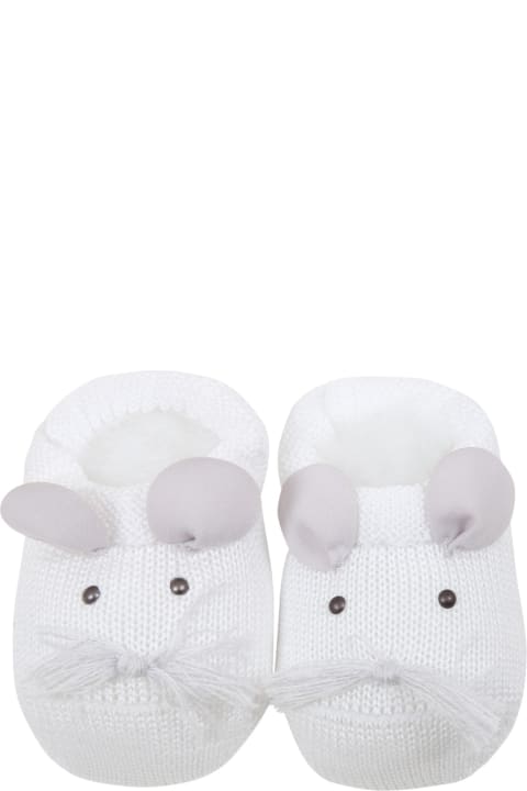 Accessories & Gifts for Baby Boys Story Loris White Slippers For Baby Boy