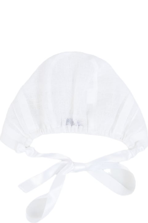Accessories & Gifts for Baby Girls Piccola Giuggiola Linen Hat