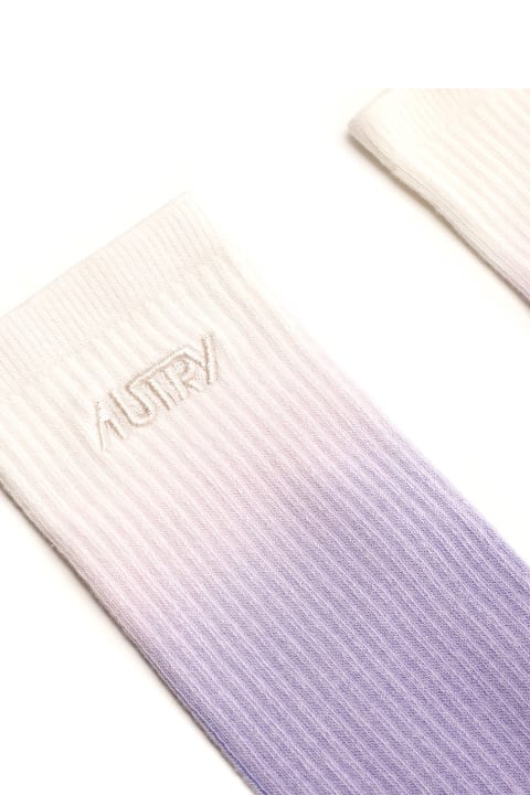 Underwear for Men Autry Degradè Socks In Cotton Blend