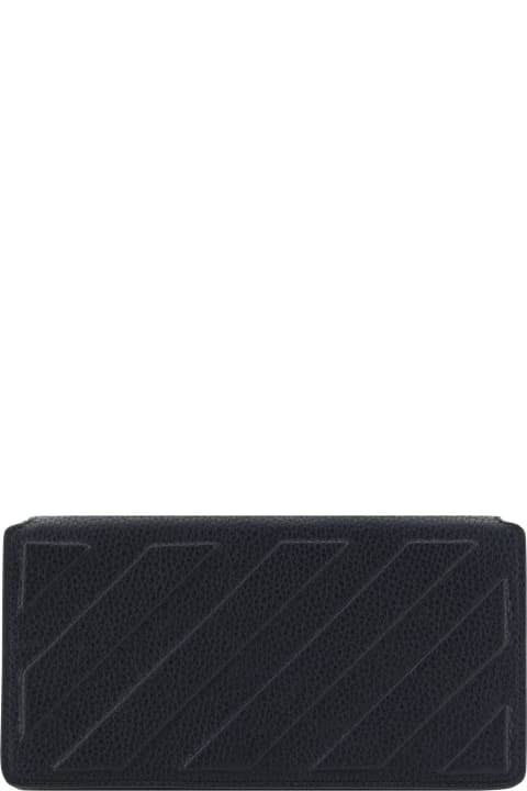 Off-White for Men Off-White Pebbled Leather Clutch