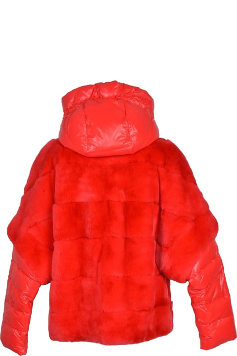 Women's Red Padded Jacket