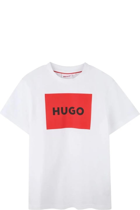 Hugo Boss for Kids Hugo Boss T-shirt Con Stampa