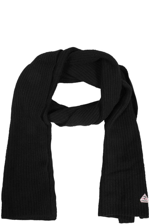 Scarves for Men Pyrenex Ribbed Knit Scarf