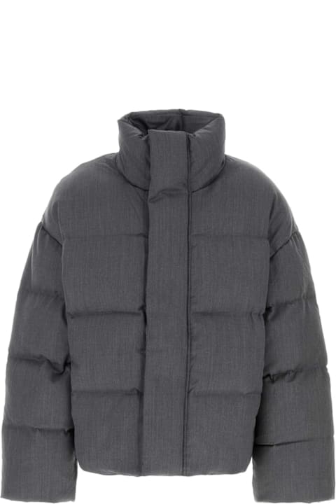 Entire Studios لـ Kids Entire Studios Dark Grey Wool Down Jacket