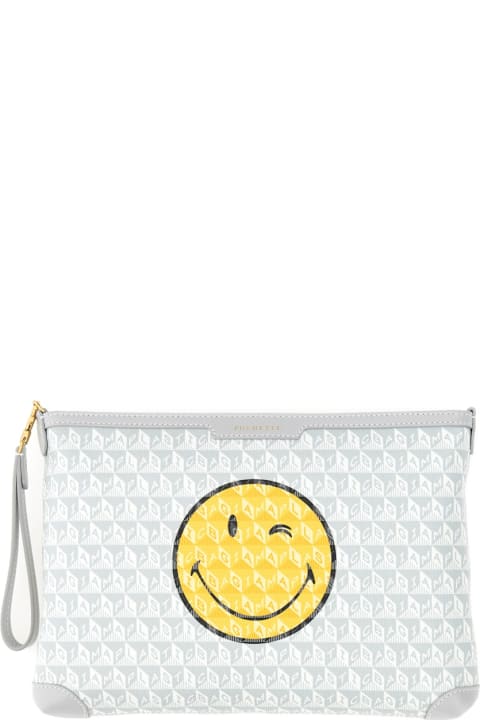 Anya Hindmarch for Women Anya Hindmarch I Am Plastic Bag Clutch
