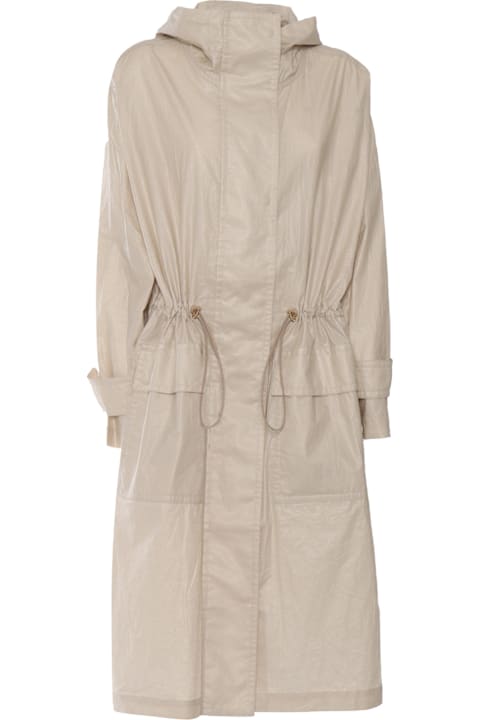 Fay Coats & Jackets for Women Fay Hooded Long Parka Coat