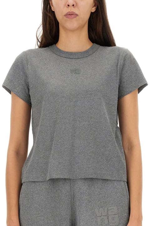 T by Alexander Wang Topwear for Women T by Alexander Wang T-shirt With Logo