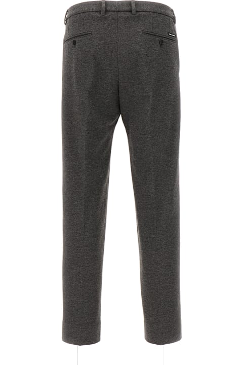 Sale for Men Dolce & Gabbana Dark Grey Stretch Viscose Blend Chino Pants