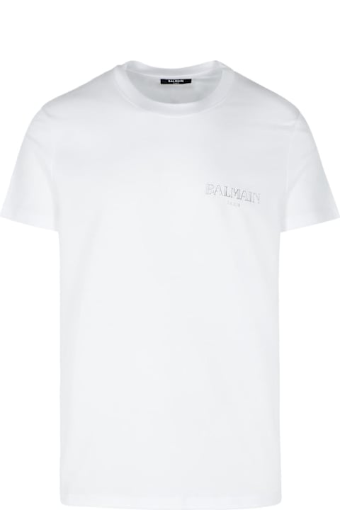 Homeware Balmain White Cotton T-shirt