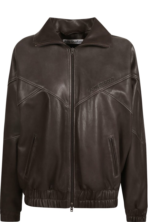 Coats & Jackets for Women Acne Studios Leather Zipped Jacket