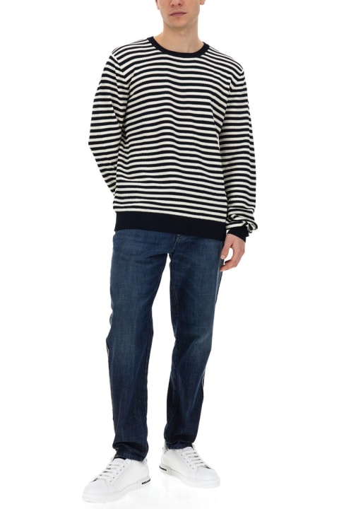 Dolce & Gabbana Sweaters for Men Dolce & Gabbana Jersey With Stripe Pattern