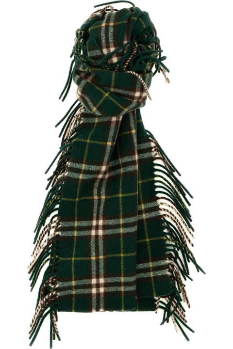 Scarves & Wraps for Women Burberry Fringed Hems Scarf