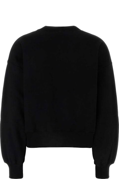 Gucci لـ Women Gucci Black Cotton Sweatshirt