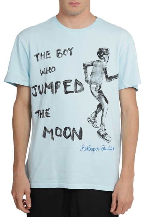 Kidsuper Blue Jumped The Moon T-shirt
