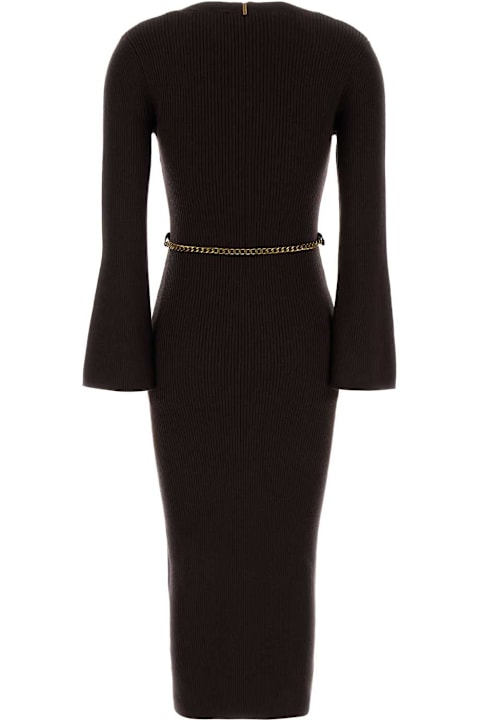 Homeware Michael Kors Chocolate Wool Blend Dress