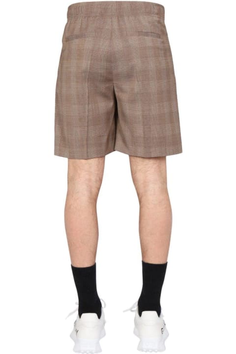 Givenchy Pants for Men Givenchy Prince Of Wales Pattern Bermuda Shorts