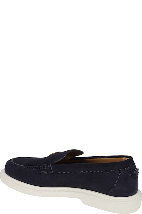Versace Loafers & Boat Shoes for Men Versace Logo Detail Loafers