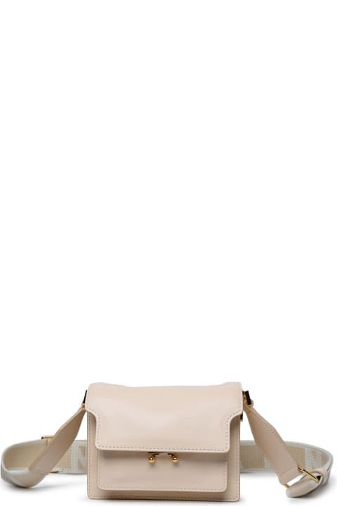 Fashion for Women Marni 'trunk Soft E/w' Ivory Cowhide Mini Bag