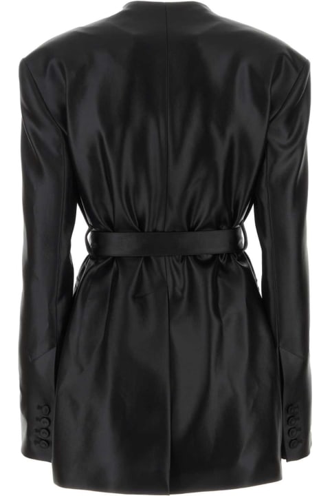 Nanushka Coats & Jackets for Women Nanushka Black Synthetic Leather Blazer