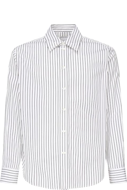 Bottega Veneta Striped Cotton Shirt