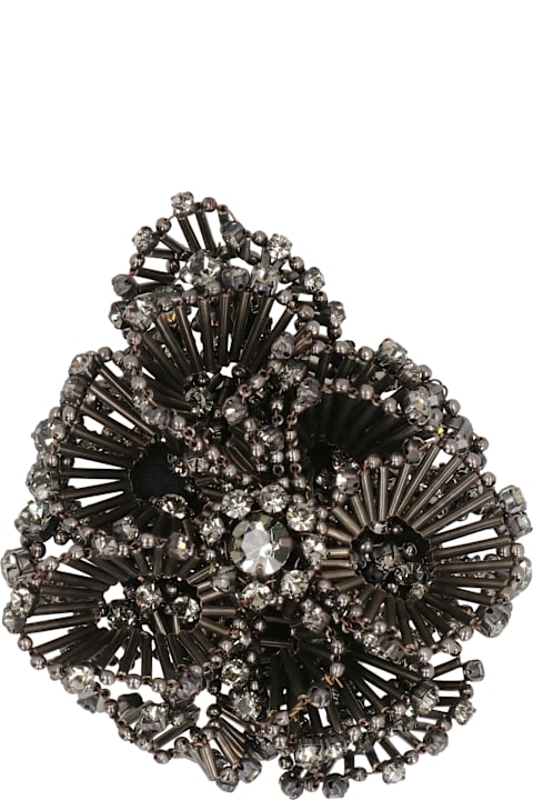 Alberta Ferretti Jewelry for Women Alberta Ferretti Floral Metal Brooch