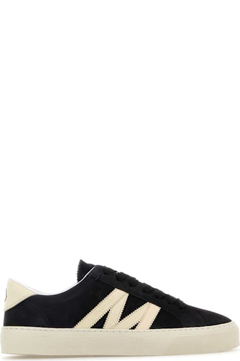 Homeware Moncler Blue Suede Monaco 2 Sneakers