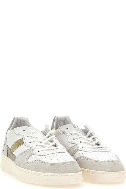 Fashion for Men D.A.T.E. "court 2.0 Vintage" Leather Sneakers