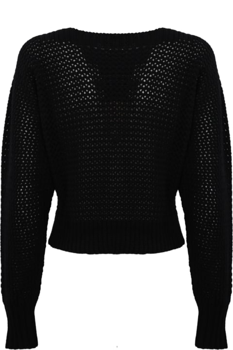 آخر صيحات الموضة من السيدات TwinSet Wool Logo Sweater