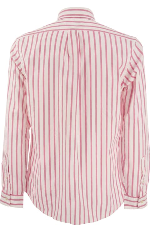 Polo Ralph Lauren Shirts for Men Polo Ralph Lauren Custom-fit Striped Oxford Shirt