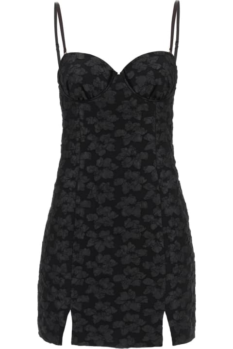 Rotate by Birger Christensen for Women Rotate by Birger Christensen 3d Jacquard Bustier Mini Dress