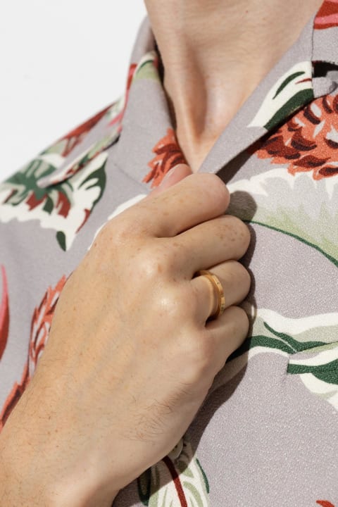 Homeware MM6 Maison Margiela Silver Ring With Logo