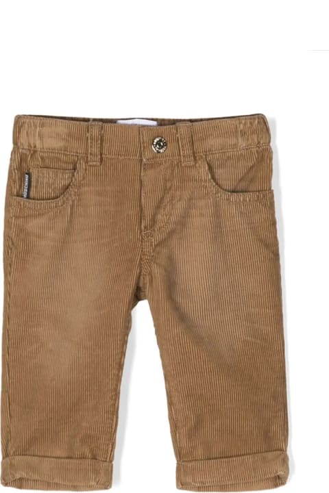 Moschino Kids Moschino Brown Corduroy Trousers With Teddy Patch