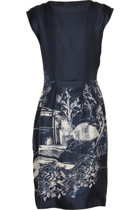 Fashion for Women Alberta Ferretti Sleeveless Printed Dress