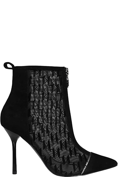 Karl Lagerfeld لـ Kids Karl Lagerfeld Leather Ankle Boots
