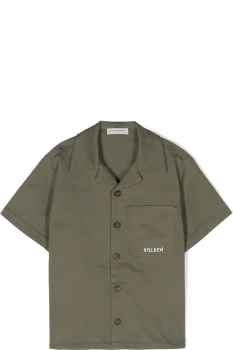 Golden Goose Shirts for Boys Golden Goose Shirt With Wide Collar