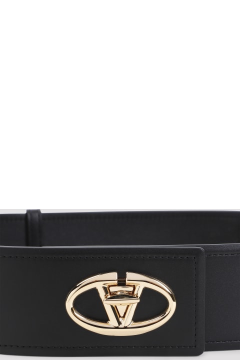 ベルト VALENTINO FW24 VLOGO BELT (5W2T0SJ9FZC 0NO NERO) Valentino Garavani VLogo Belt 5W2T0SJ9FZC-0NO NERO | IlDuomo