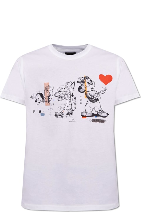 PS by Paul Smith Topwear for Men PS by Paul Smith Ps Paul Smith Printed T-shirt T-Shirt