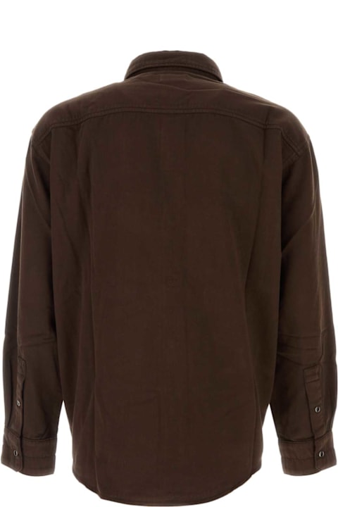 Lemaire for Men Lemaire Brown Denim Shirt