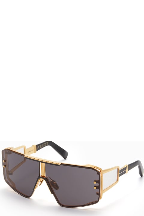 メンズ アイウェア Balmain Le Masque - Gold / Black Sunglasses
