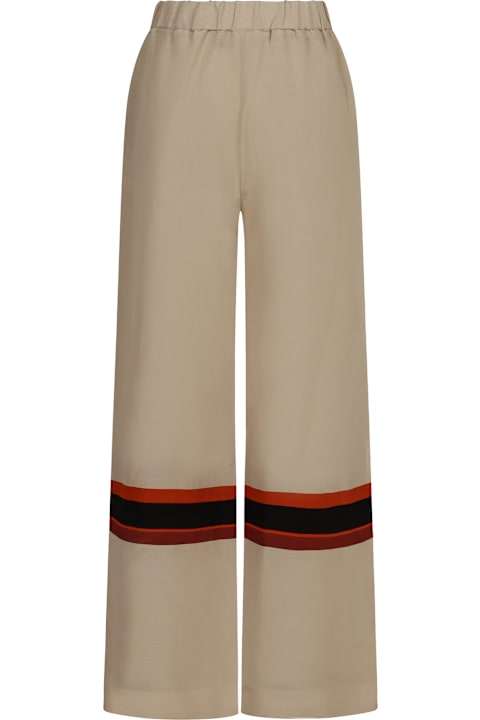 Raquel Diniz Clothing for Women Raquel Diniz Linen And Silk Trousers