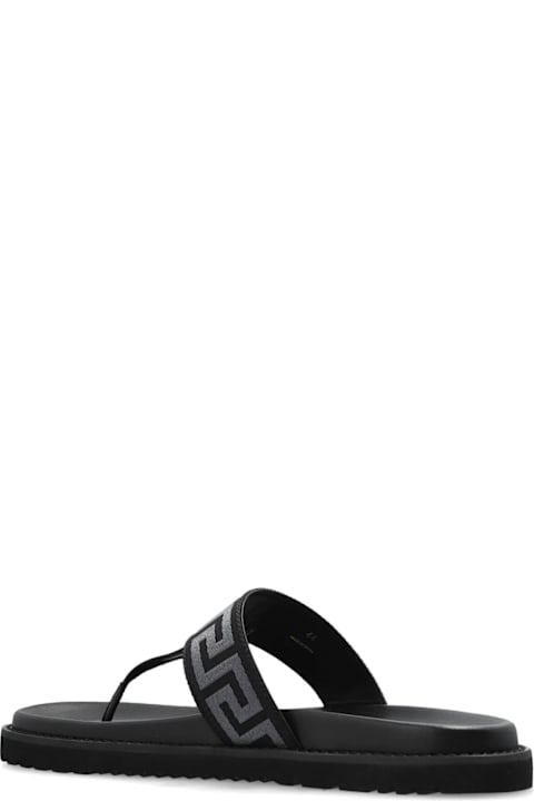 Versace Other Shoes for Men Versace Versace Flip Flops With 'greca' Pattern