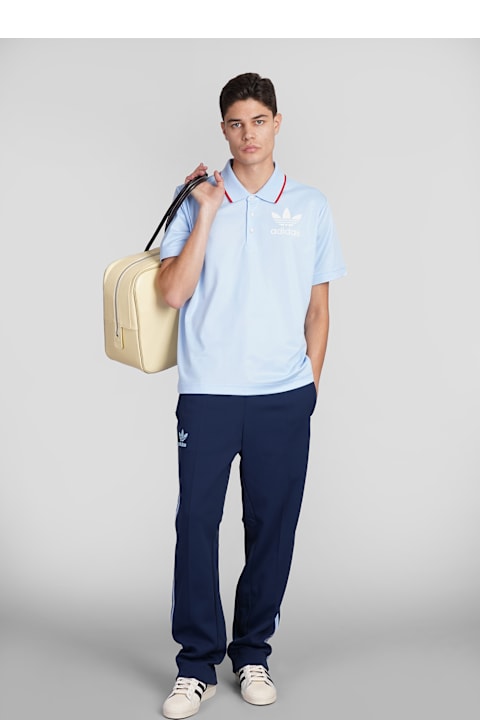 Adidas Originals by Wales Bonner لـ Men Adidas Originals by Wales Bonner S-s Polo Polo In Cyan Cotton