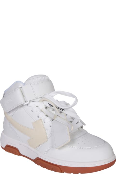 Off-White for Women Off-White Out Of Office Mid Sneakers In White