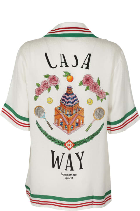 Casablanca for Women Casablanca Printed Silk Shirt