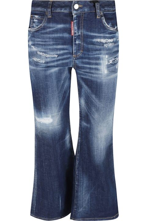 Fashion for Women Dsquared2 'super Flare Cropped' Jeans
