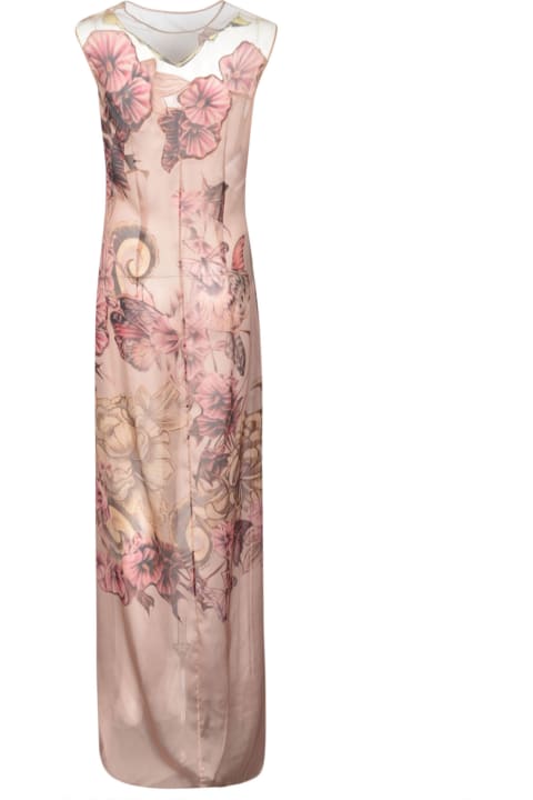 Fashion for Women Alberta Ferretti Semi-see-through Sleeveless Long Dress