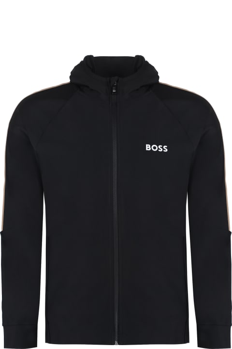 Hugo Boss Fleeces & Tracksuits for Men Hugo Boss Boss X Matteo Berrettini - Full Zip Hoodie